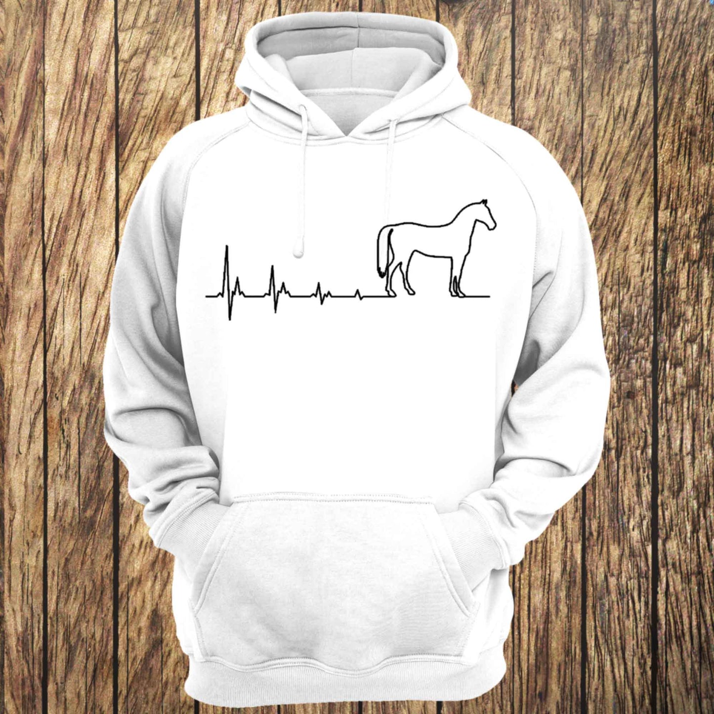 Horse Heartbeat Unisex Hoodie