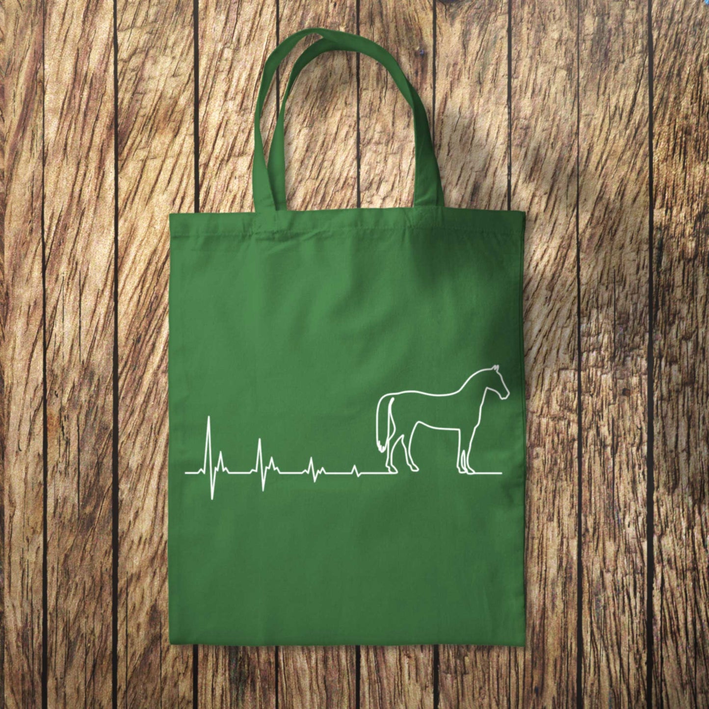 Horse Heartbeat Tote Bag 10L Bag