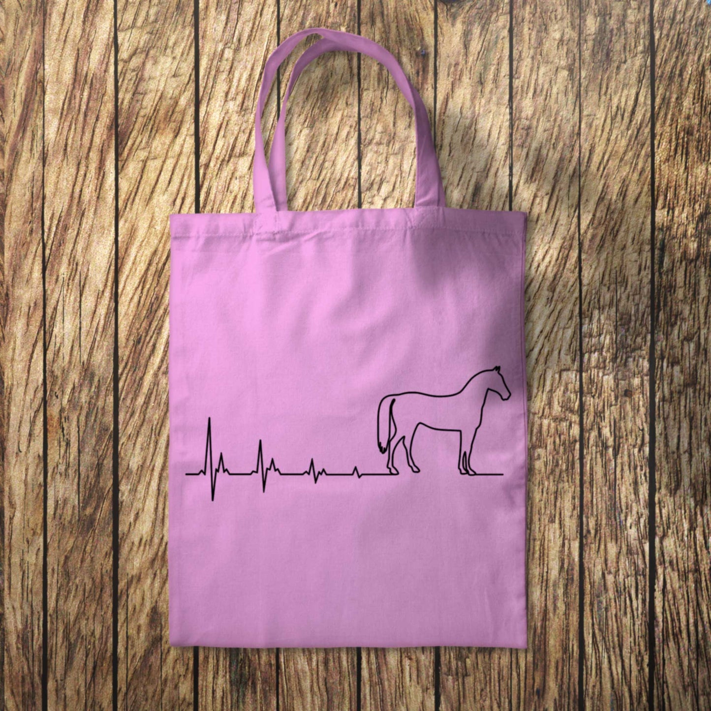 Horse Heartbeat Tote Bag 10L Bag