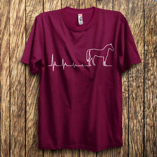 Horse Heartbeat T Shirt