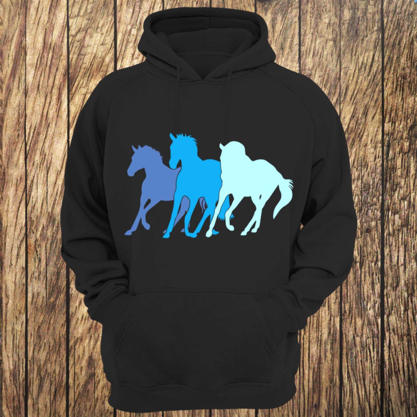 Ocean Wild Horses Unisex Hoodie