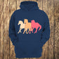 Sunset Wild Horses Unisex Hoodie