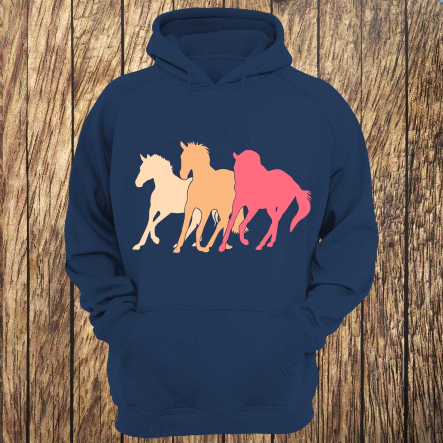 Sunset Wild Horses Unisex Hoodie