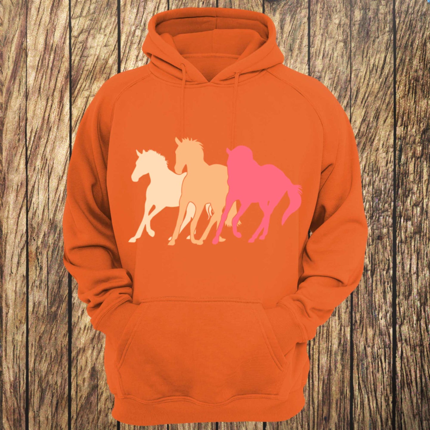 Sunset Wild Horses Unisex Hoodie