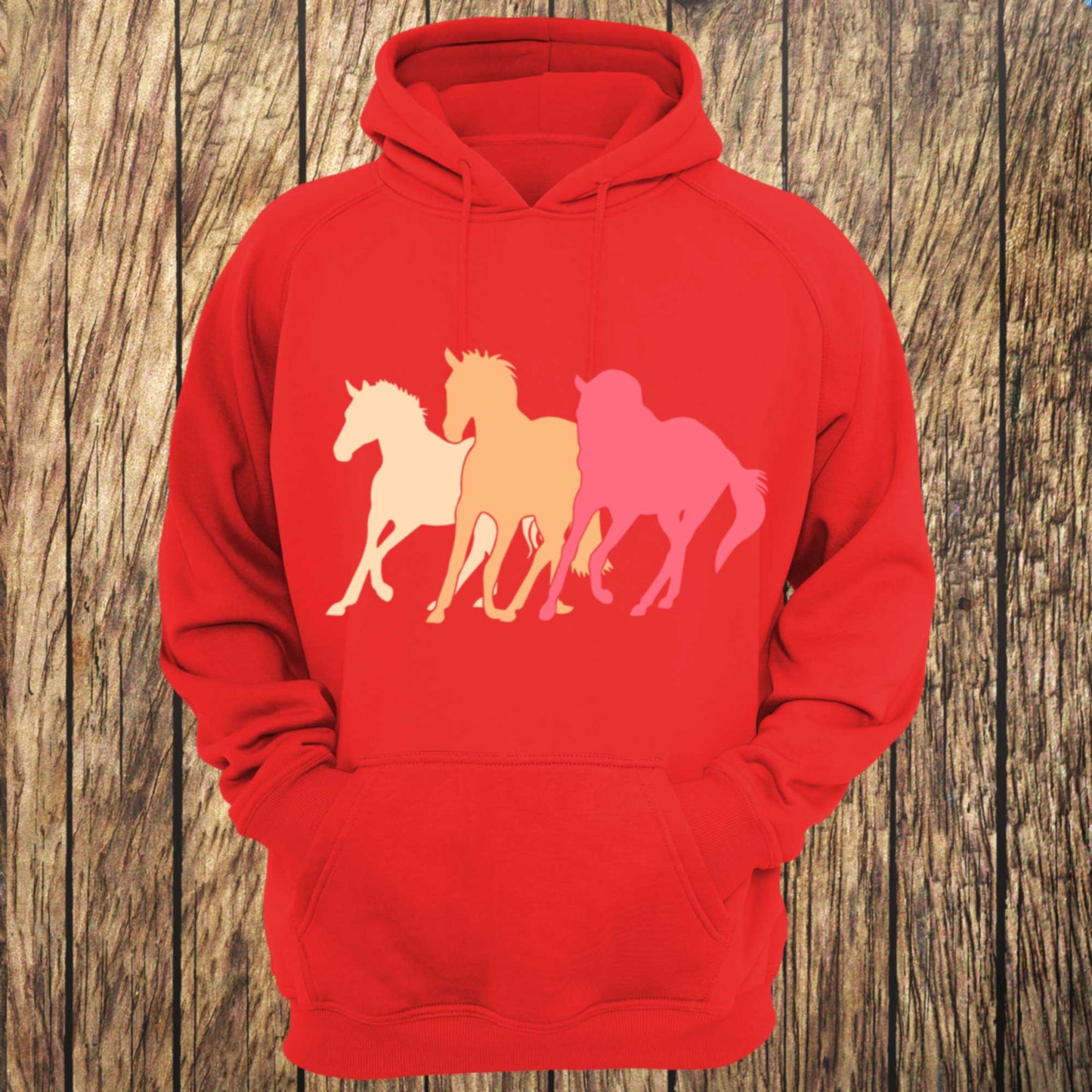 Sunset Wild Horses Unisex Hoodie