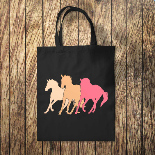 Sunset Wild Horses Tote Bag 10L Bag