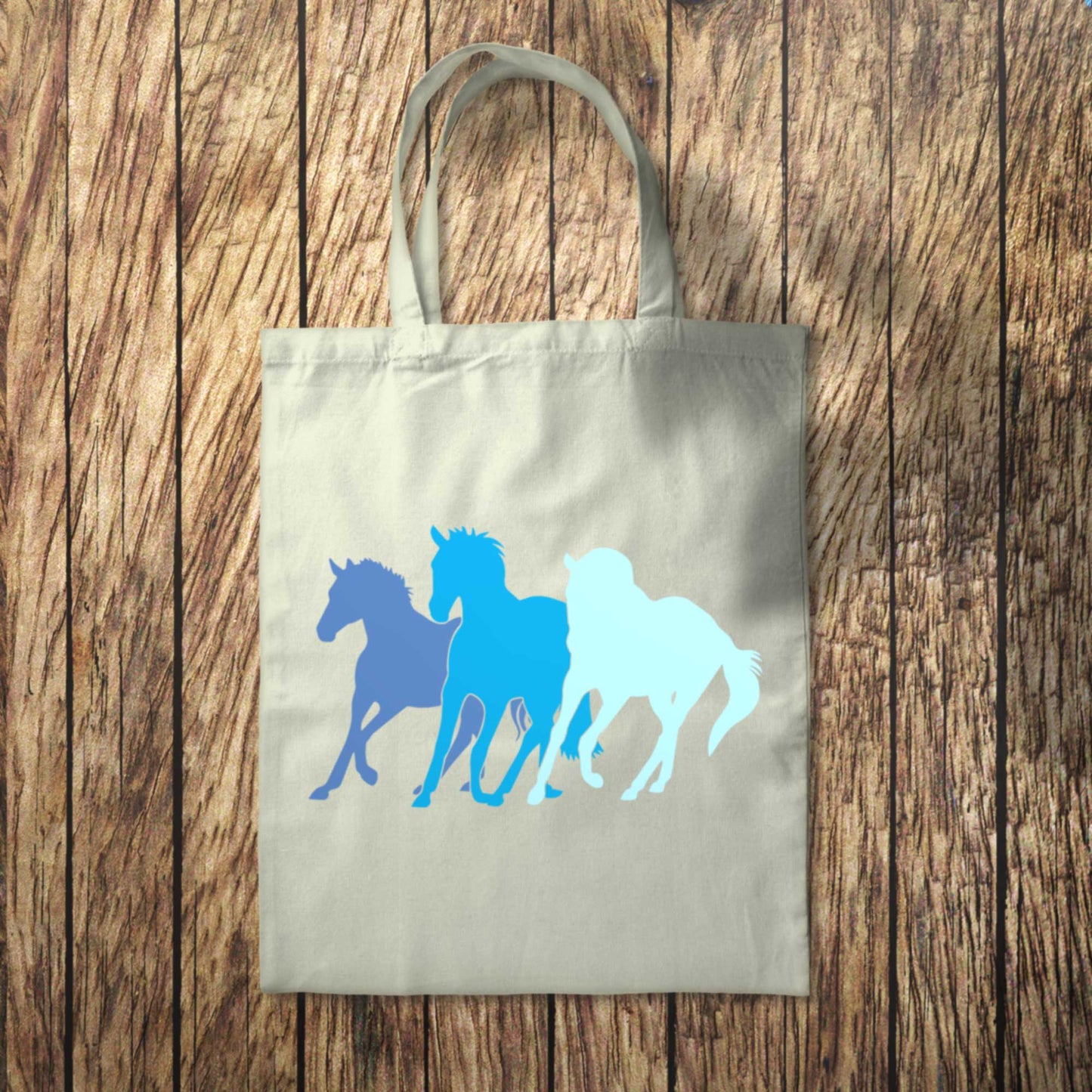 Ocean Wild Horses Tote Bag 10L Bag