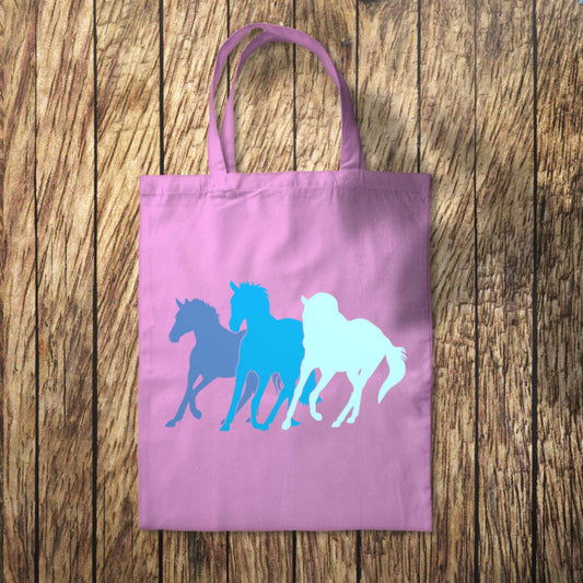 Ocean Wild Horses Tote Bag 10L Bag