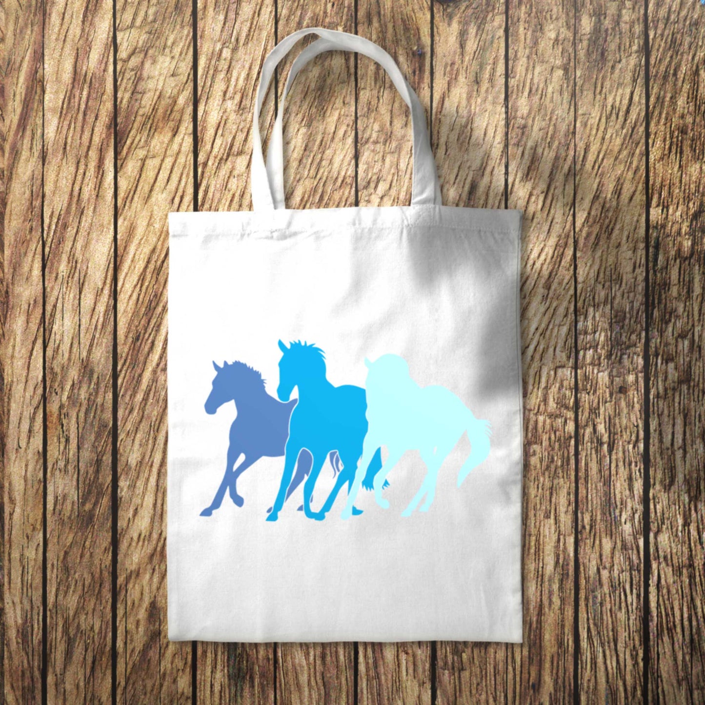 Ocean Wild Horses Tote Bag 10L Bag