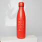 Personalised Hubby Wifey Thermos Water Bottle 500ml