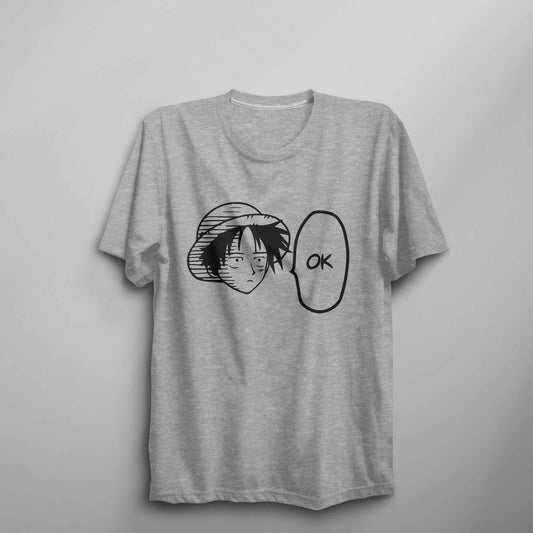 Anime T Shirt 'OK' Mugiwara - FLUX DESIGNS