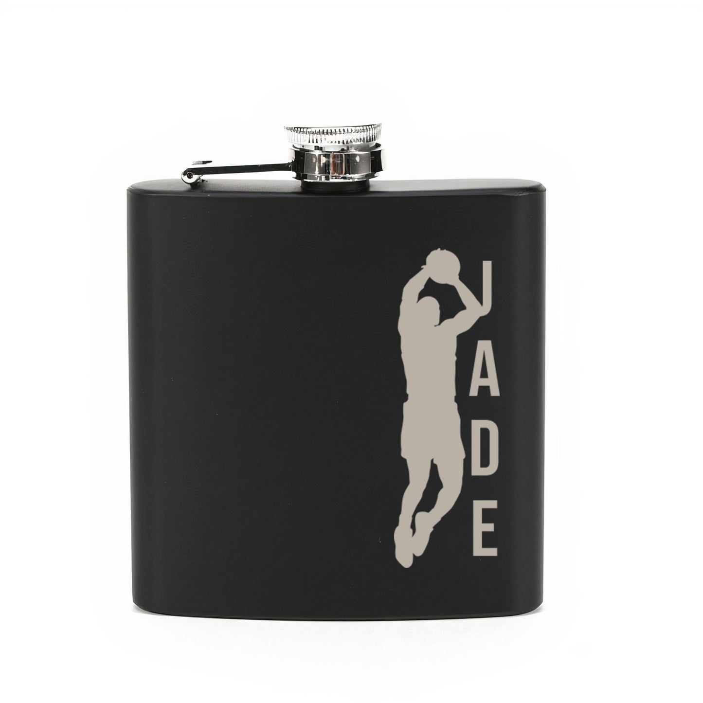 Personalised Basketball Hip Flask 6oz