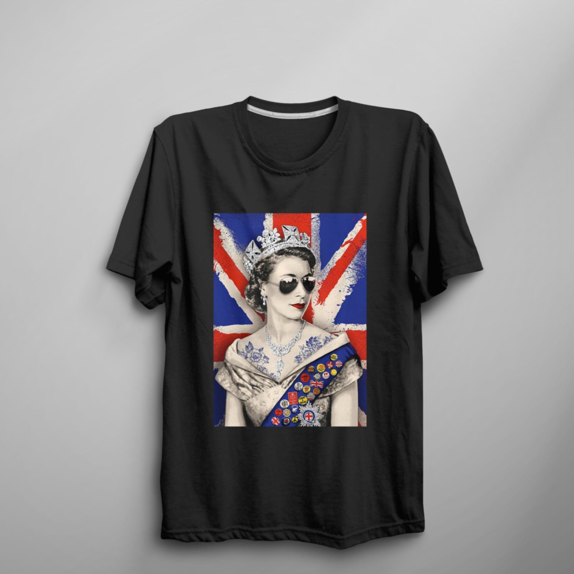 Queen Elizabeth T Shirt 70th Platinum Jubilee - FLUX DESIGNS