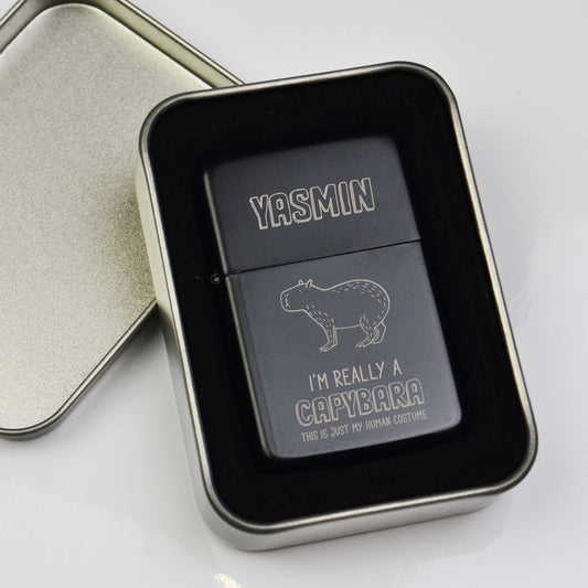 Personalised I'm Really a Capybara Lighter