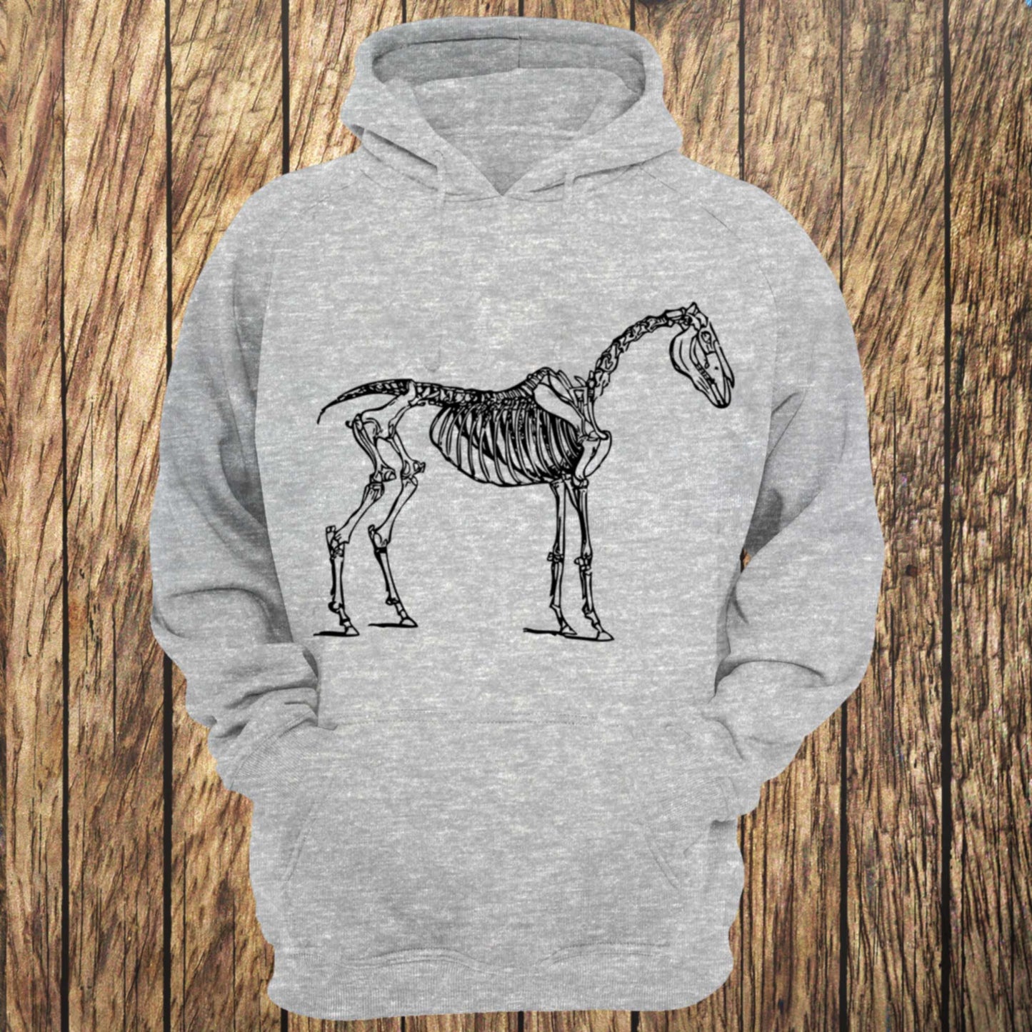 Skeleton Horse Unisex Hoodie