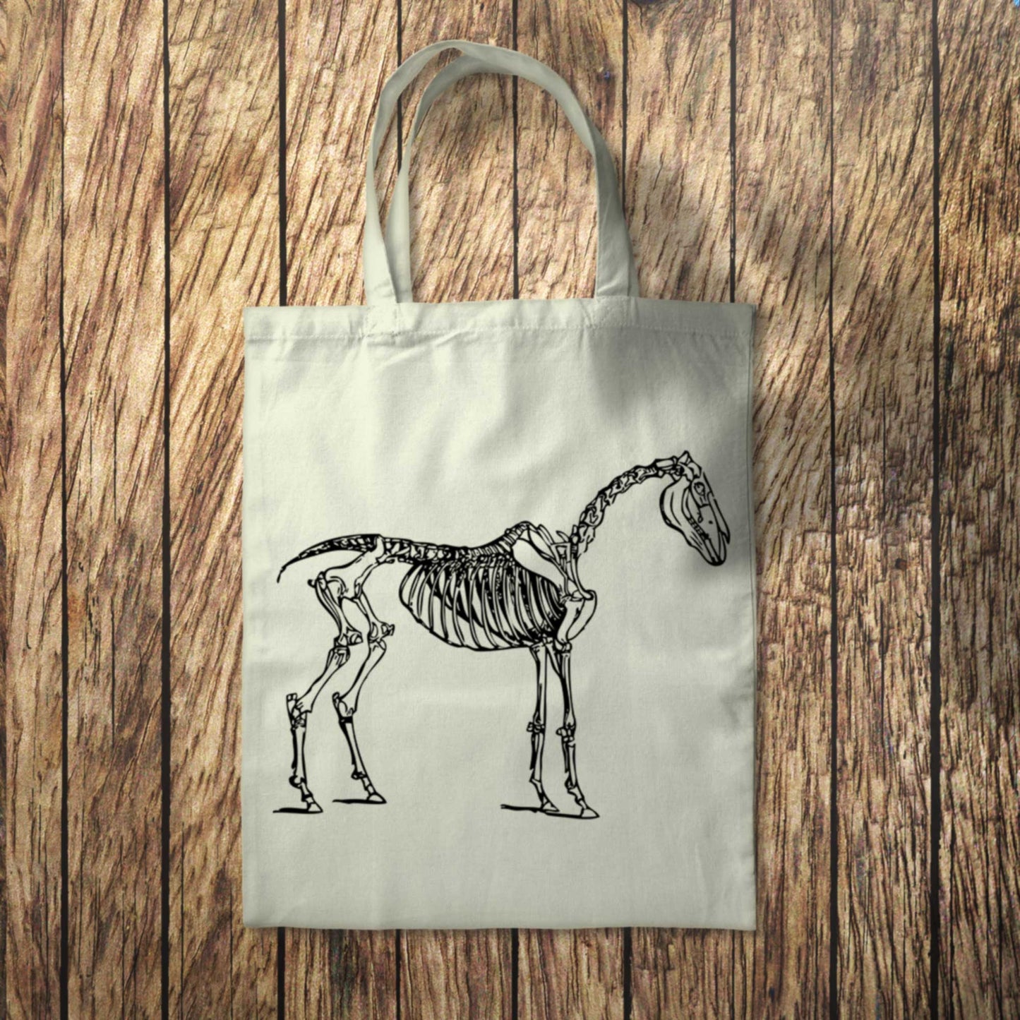 Skeleton Horse Tote Bag 10L Bag