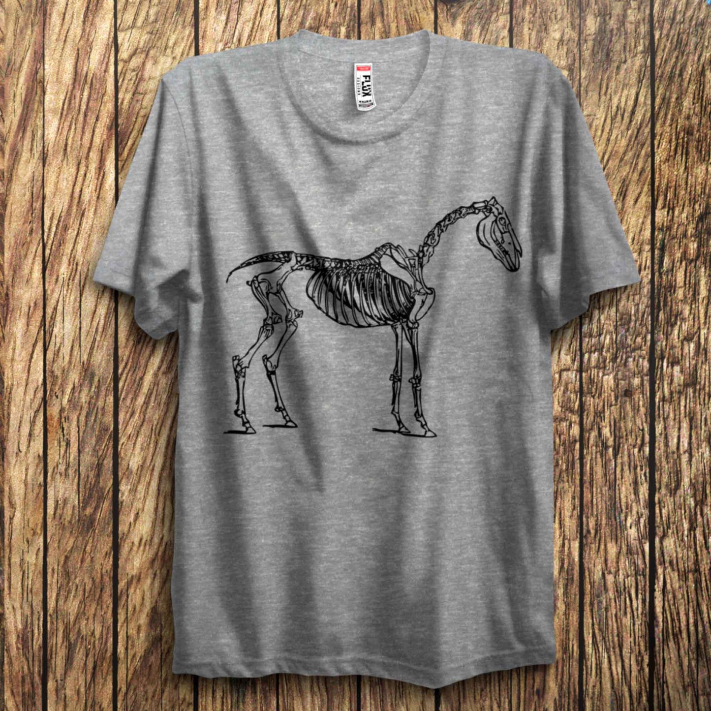 Skeleton Horse T Shirt