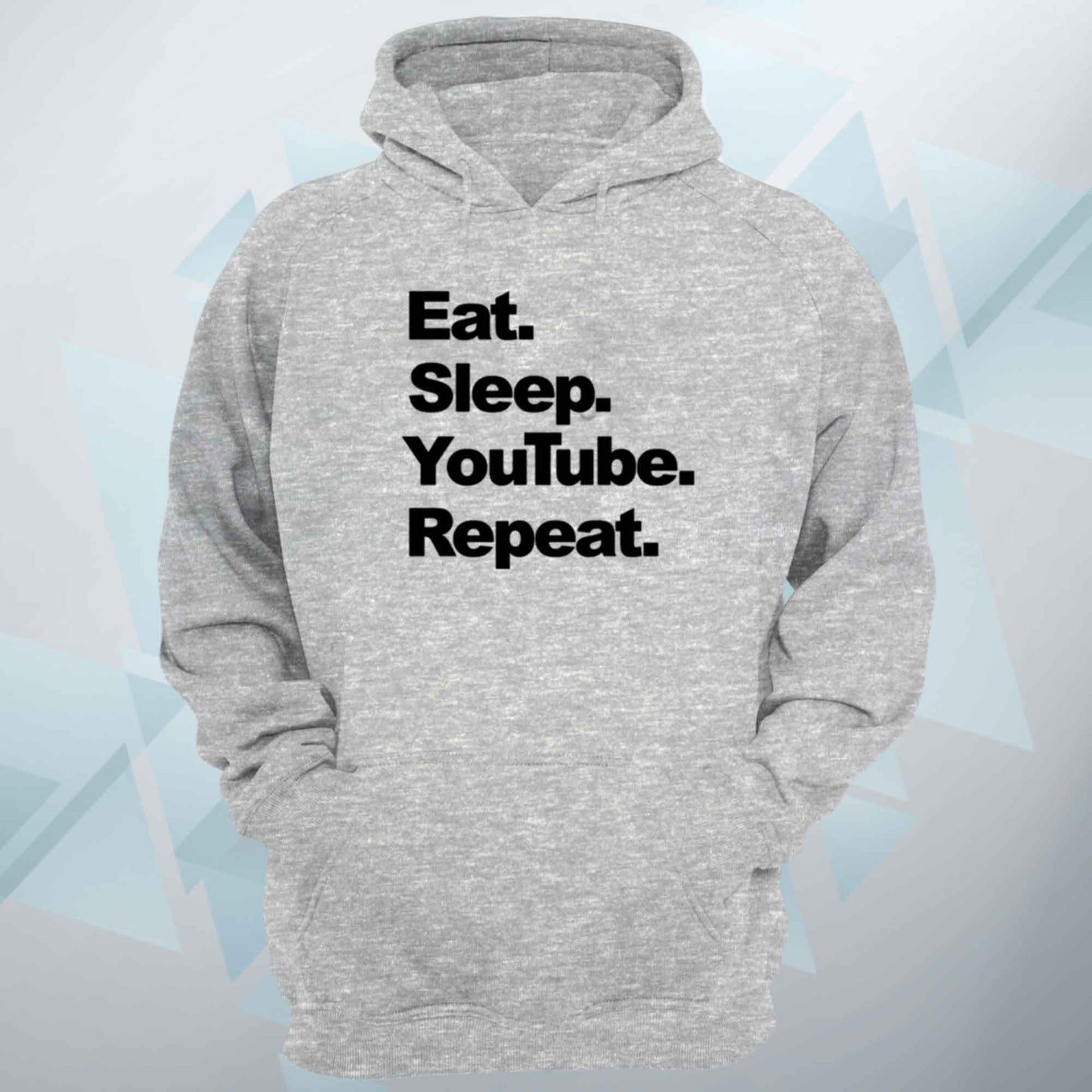 Eat Sleep Youtube Repeat Unisex Hoodie