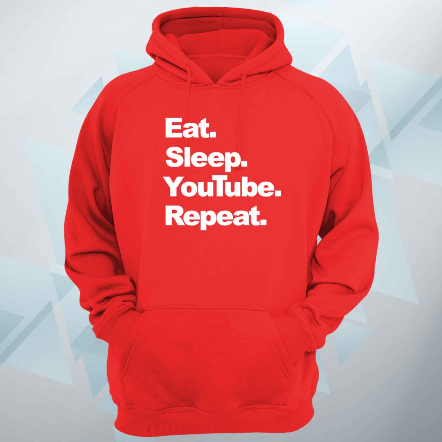 Eat Sleep Youtube Repeat Unisex Hoodie