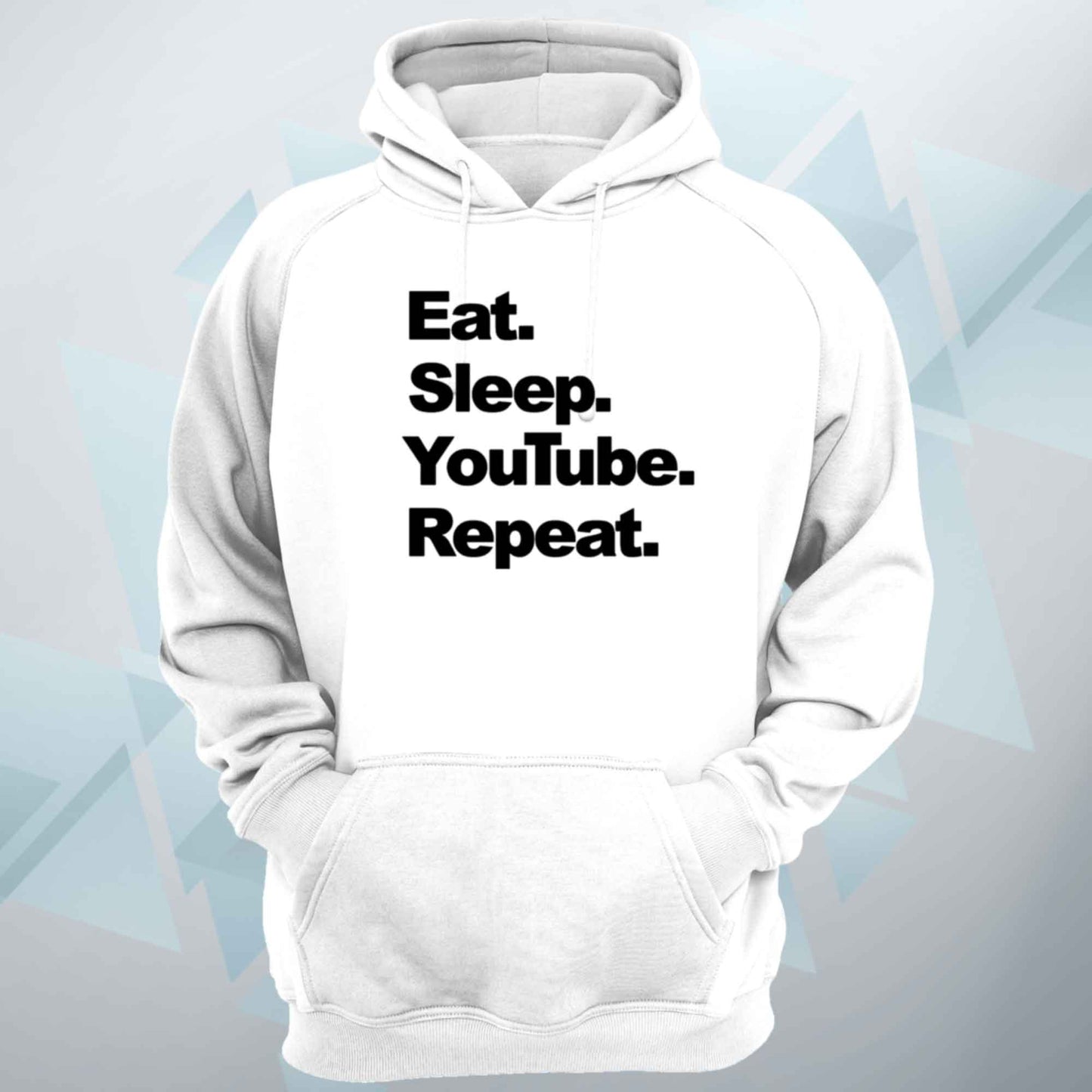 Eat Sleep Youtube Repeat Unisex Hoodie