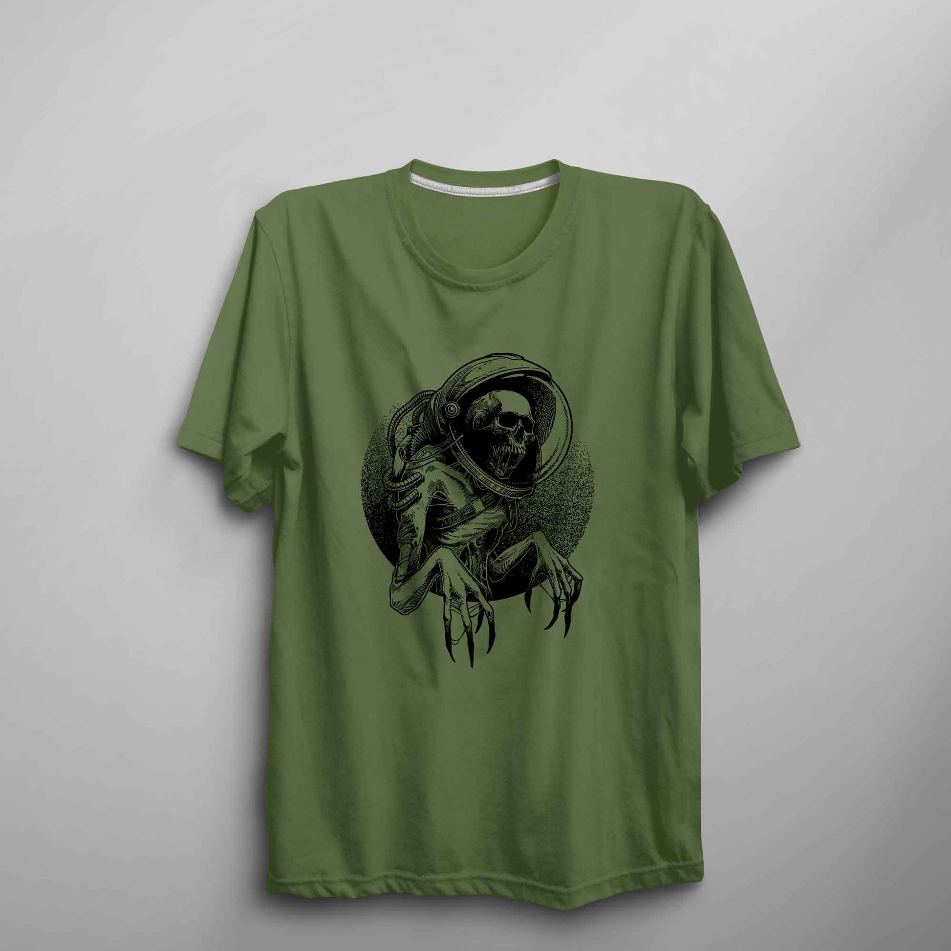 Space Skull T Shirt Sci-Fi - FLUX DESIGNS