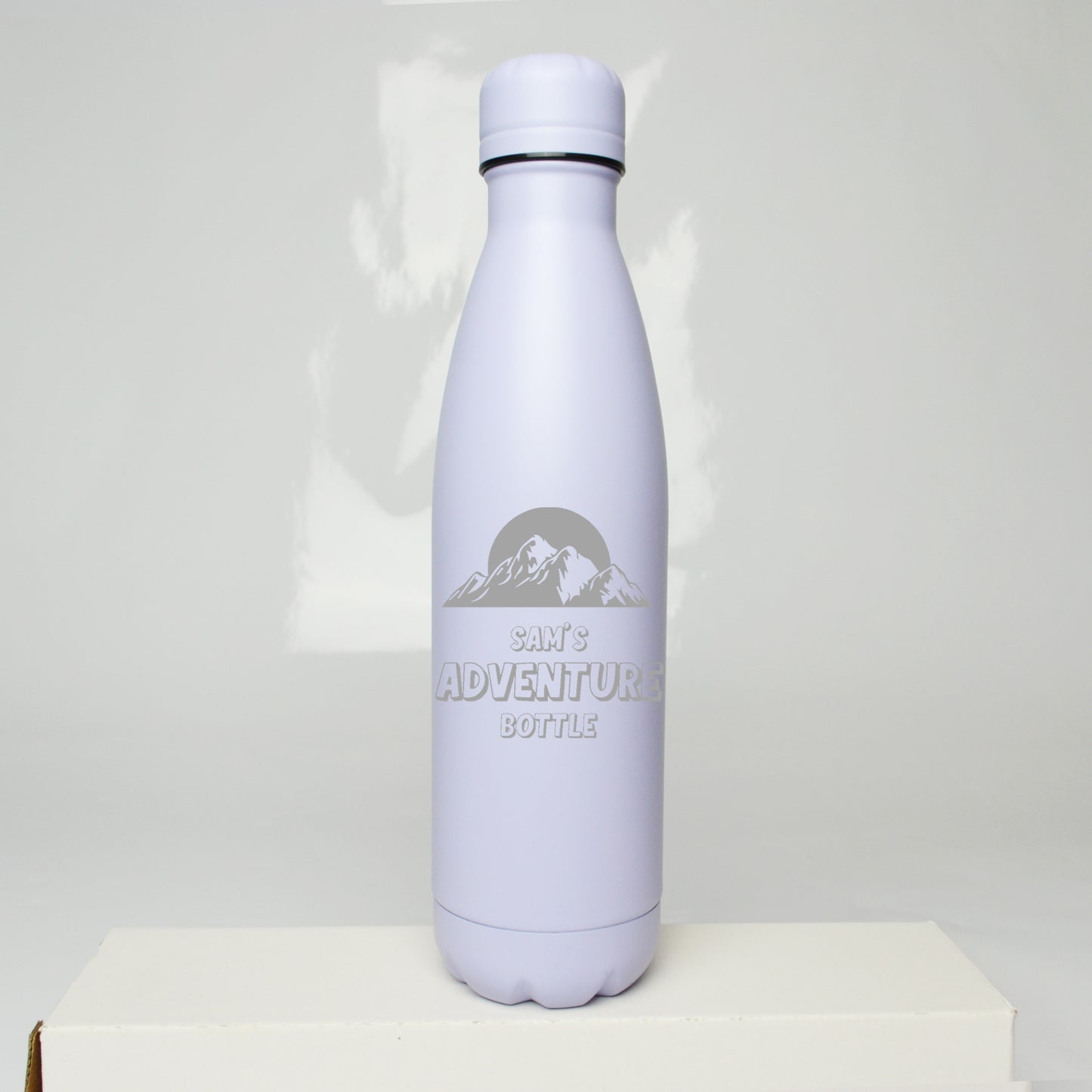 Personalised Camping Adventure Thermos Water Bottle 500ml - FLUX DESIGNS