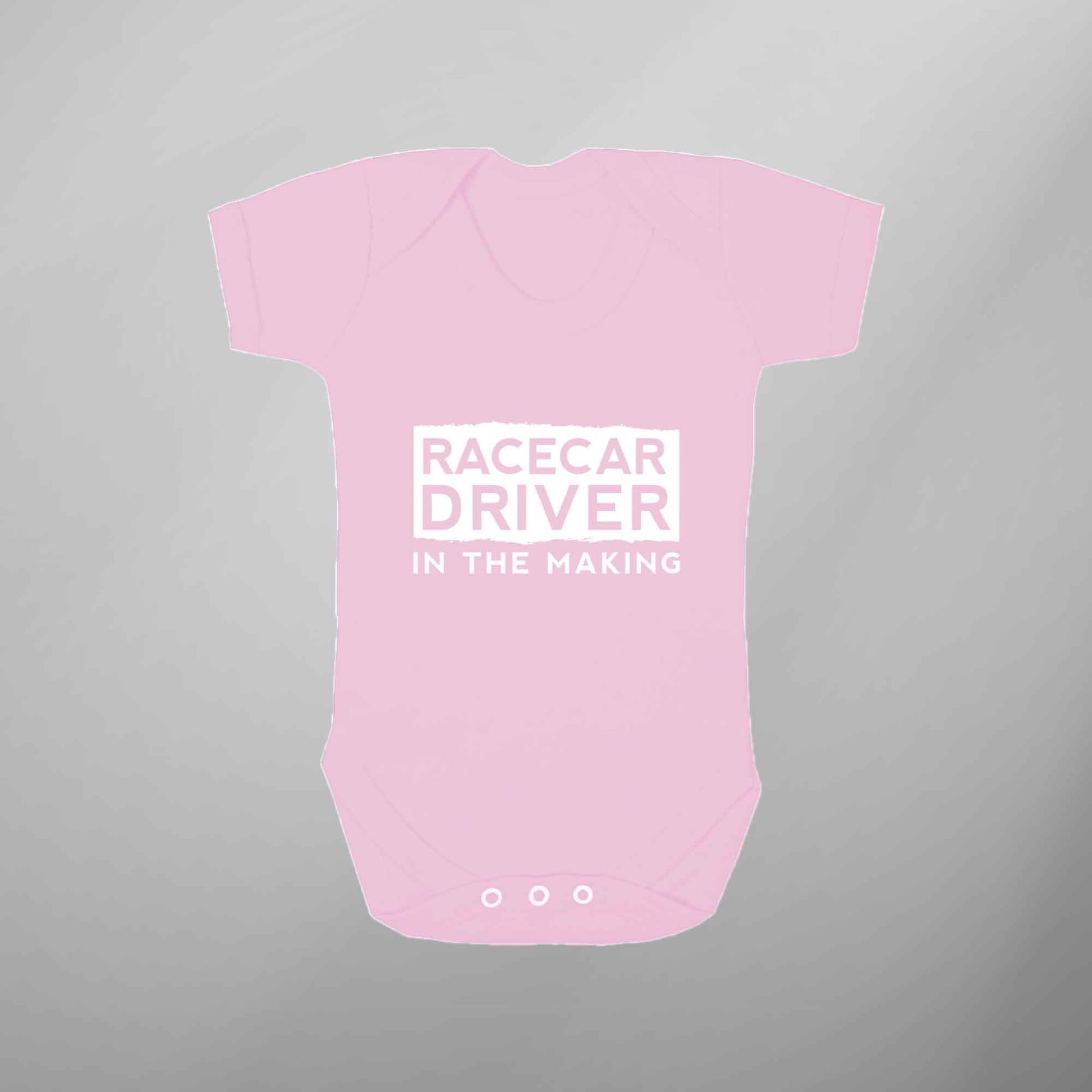 Baby Vest Race Car Driver In The Making Short Sleeve Onesie - FLUX DESIGNS